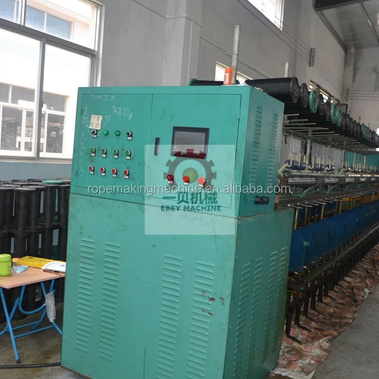 China supplier of tfo fancy cotton silk yarn doubling ring twisting machinery for twine and rope