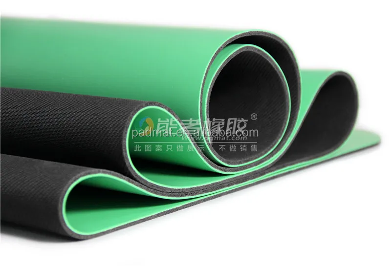 wholesale luxury best quality Black PU leather polyurethane natural rubber yoga mat