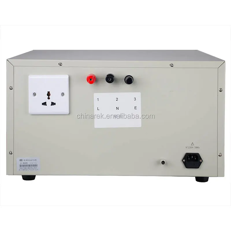 REK 5000VA AC 250V leakage current tester RK2675E current test 2/20mA Desktop Leakage current tester