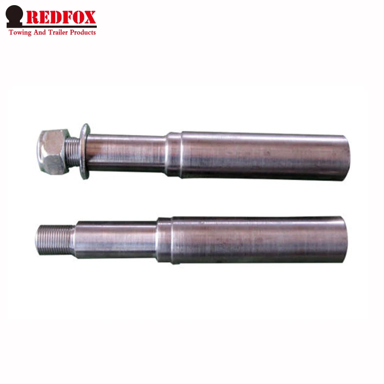 39mm Galvanised Plated Finish Solid Round Straight Beam Trailer Axle Trailer Spindle