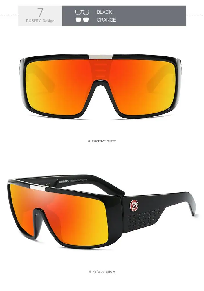 Dubery D2030 Big Frame Bicycle Sunglasses Sports Sunglasses Glasses for Men