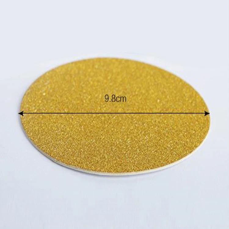 Wedding Cup Pads Glitter Round Card Paper Coaster Placemat Paper Doily for Wedding Party Home Table Decoration
