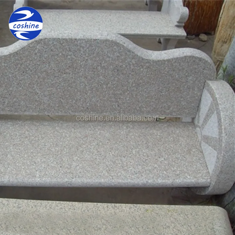 Granite Stone Park Benchs With Backrest