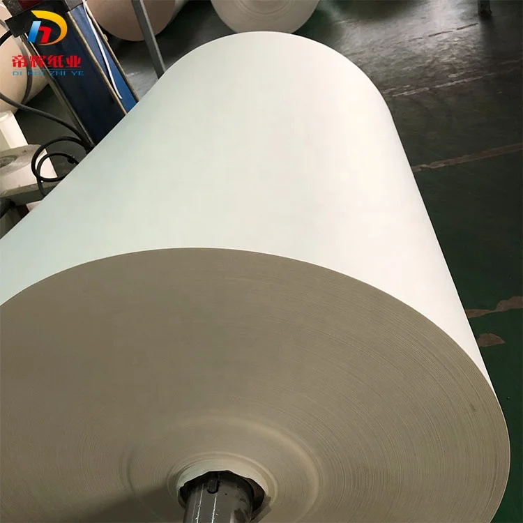 
Food Grade Raw Material for Paper Cups 180+18gsm Single PE Coated Paper in Roll 