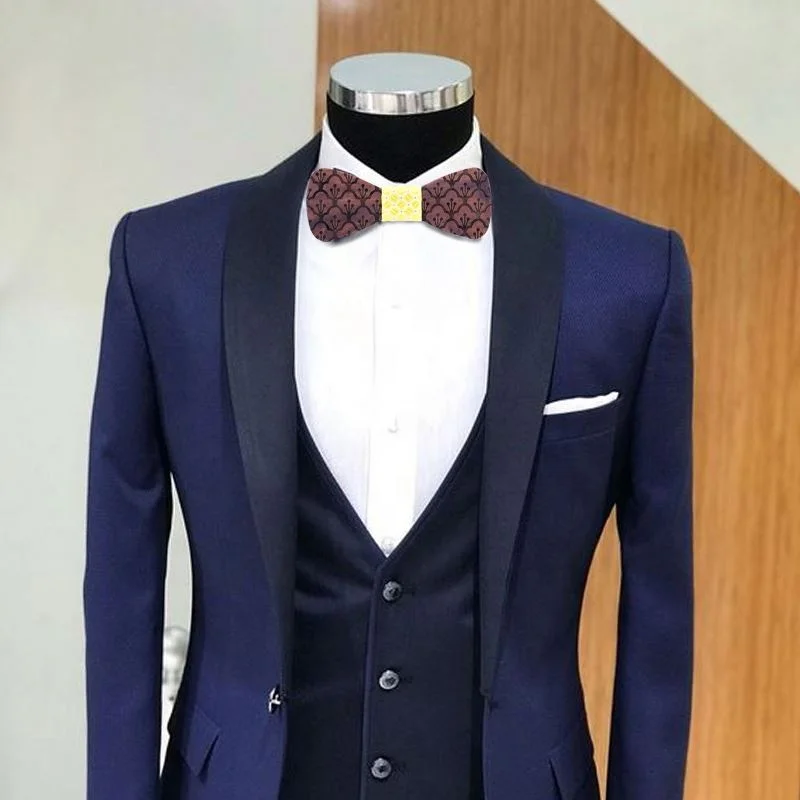 
New Fashion Hollow Wood Bow Ties for Men Wedding Suits Wooden Bow Tie Butterfly Shape Bowknots Gravatas Slim Cravat 