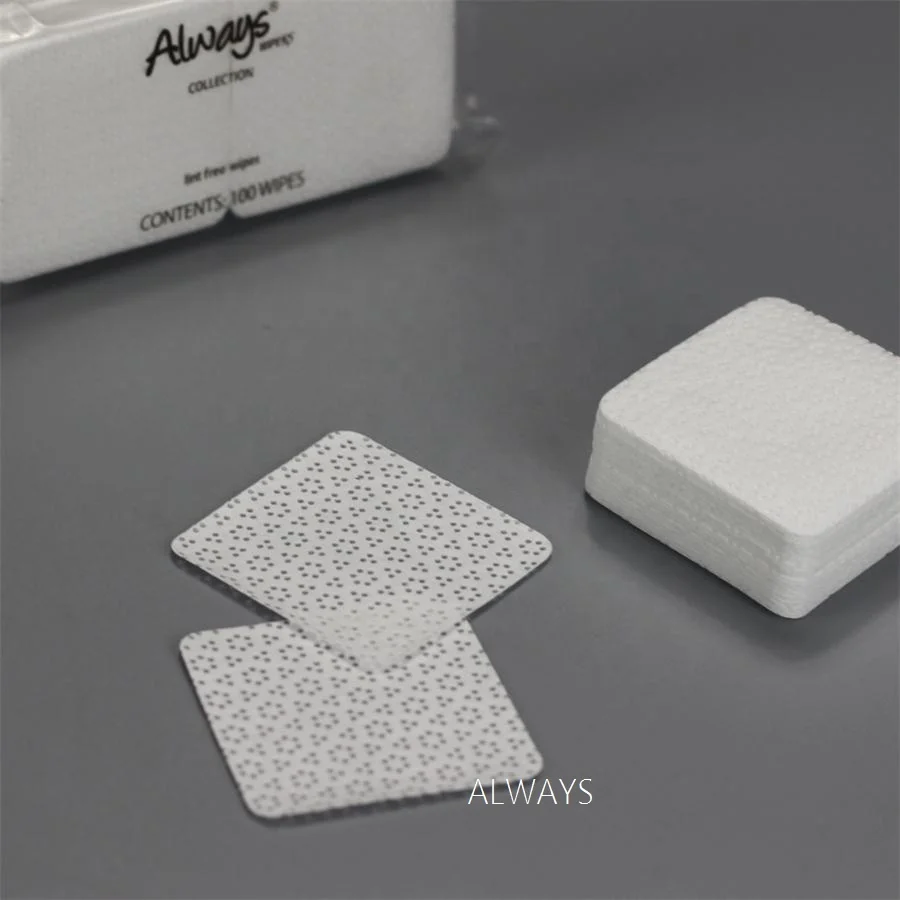 2021 New Design 100% Melt-Blown PP nonwoven Nail Tools Manicure Gel Nail Polish Remover lint free Wipes