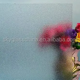 
Supply 3mm 4mm 5mm clear nashiji Patterned Glass 