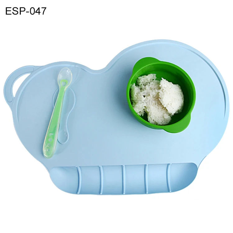 Catch Food and Prevent Messes Baby Bowl Set Silicone Large Feeding Mat for Kids Silicone Placemats Mats & Pads Accept Europe