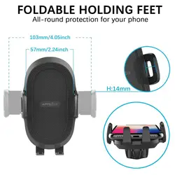 Promotional gifts wholesale suction cup car holder mobile stand car phone mount for 3.5-5.5 inch smartphone