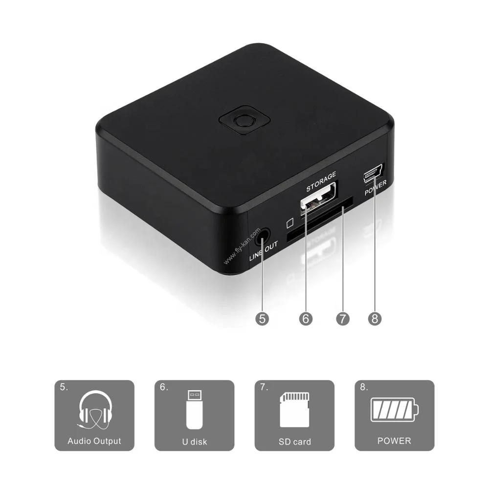 Fly Kan Music digitizer, convert old audio to mp3 save in usb flash drive directly, no pc need, just one click