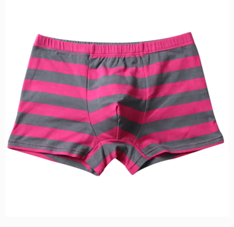 custom nice classic cotton boys boxer short stripe kids underpants lovely children underwear