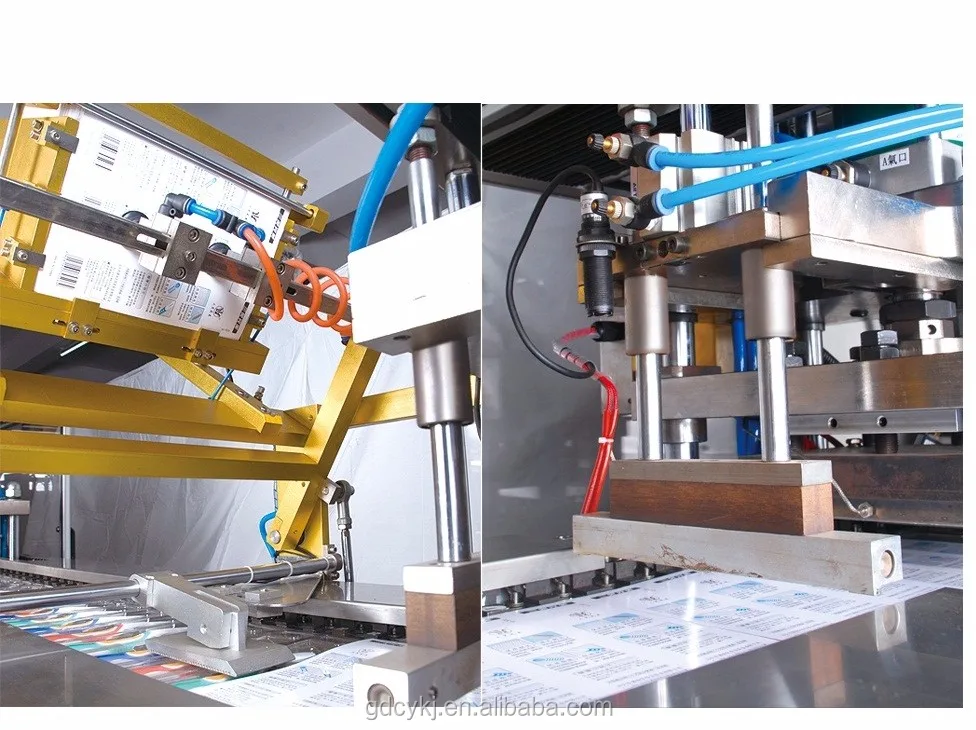 Automatic PVC PET Toothbrush Blister Labeling Packing Machine