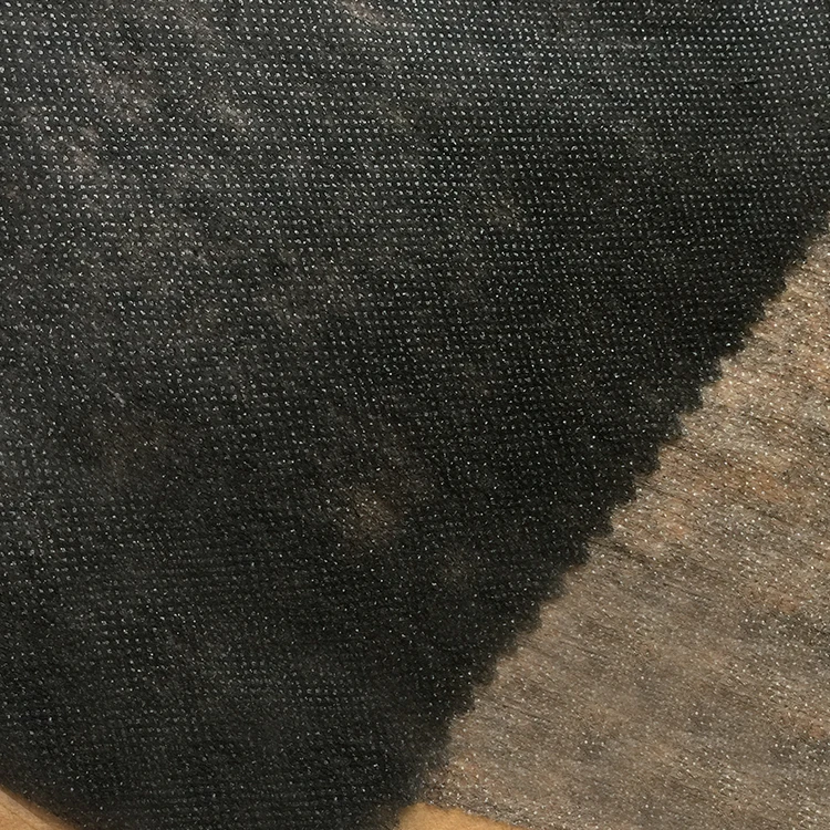 100% Polyester Non Woven Shirt Collar Fusing Interlining	Fabric