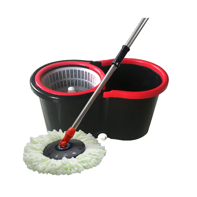 wholesale promotion 360 spin easy microfiber floor cleaning magic   mop with wheels