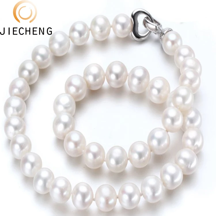 Простое и дешевое ожерелье из пресноводного жемчуга 10-11 мм aaaa shanxiahu