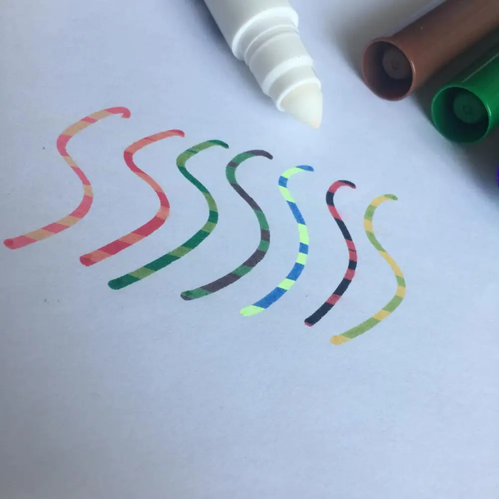 novelty non-toxic color changing waer color pen for drawing