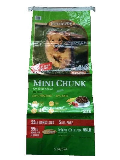 25kg 50kg 100kg XINFENG World wholesale durable high tensile strength decomposable pp woven bag packing dog cat cattle feed