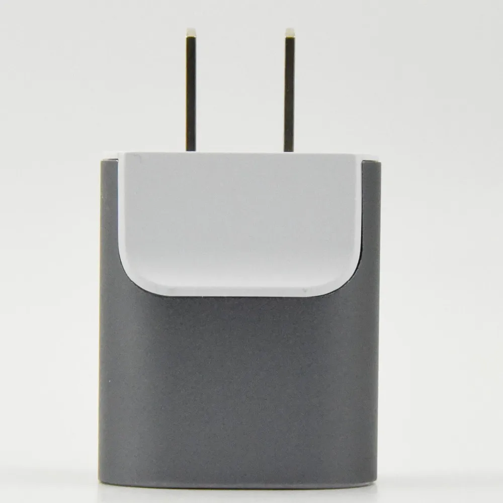 
2019 trending Consumer electronics 2.1A aluminum dual port usb wall plug travel charger 