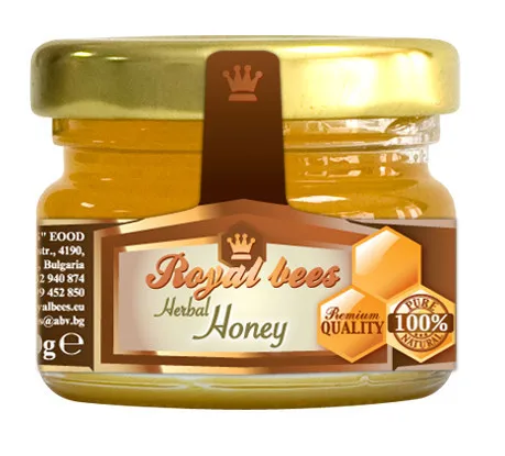 
100% Natural Mountain bulgarian Herbal Honey for sale in bottle 