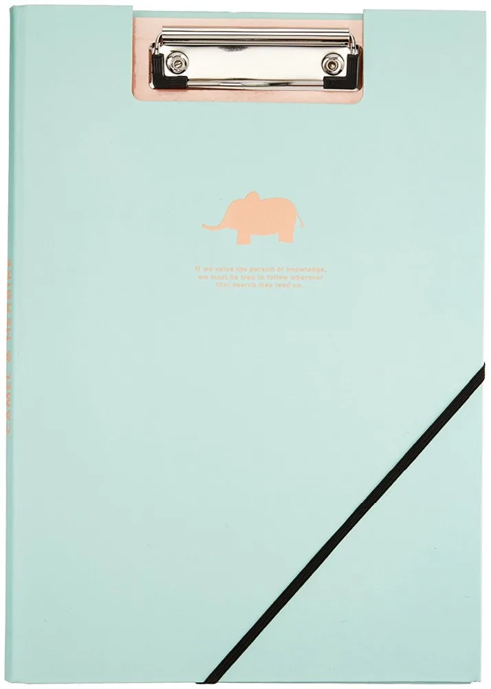 A4 Office Stationary Double-clip Document/File/ Folder/ Data Paper Clipboards with Bandage With String