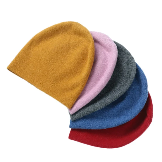 
Fashion Solid stretchable knitted beanies women hats casual knit knitted hats crochet beanies men ski caps Wool knit hats 