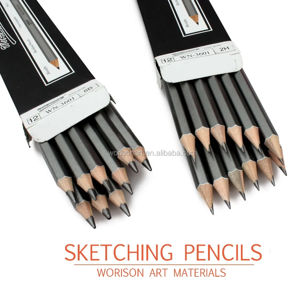 Набор карандашей для рисования 12 шт., мягкие безопасные нетоксичные Стандартные Карандаши для школы и офиса