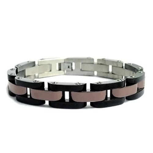 Модный роскошный браслет-цепочка из нержавеющей стали на заказ, мужские аксессуары