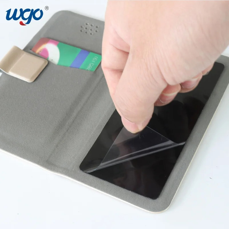 WGO многоразовая клейкая подкладка для мобильного телефона Electornic держатель кожаного корпуса с съемной самоклеющейся лентой без остатков