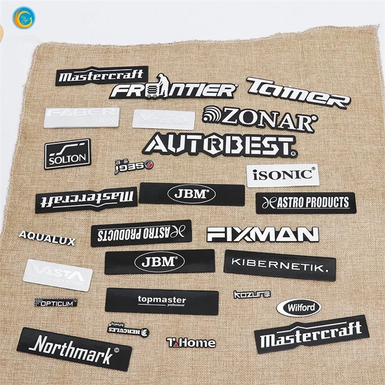 
embossed metal sticker 