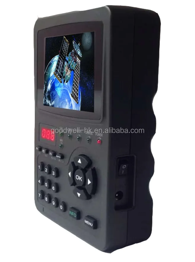 LNB Short-Circuit Protect 3.5 Inch Finder Satellite with glass surface protecting from Broken and Dust