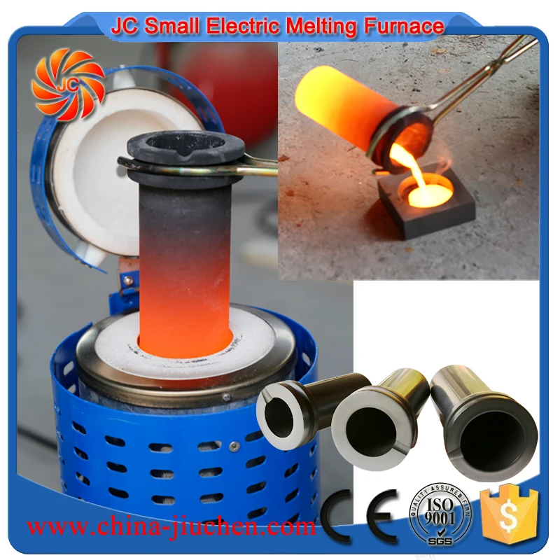 2KG Electric Melting Furnace Gold Silver Copper Smelter 1100C 110V or 220V