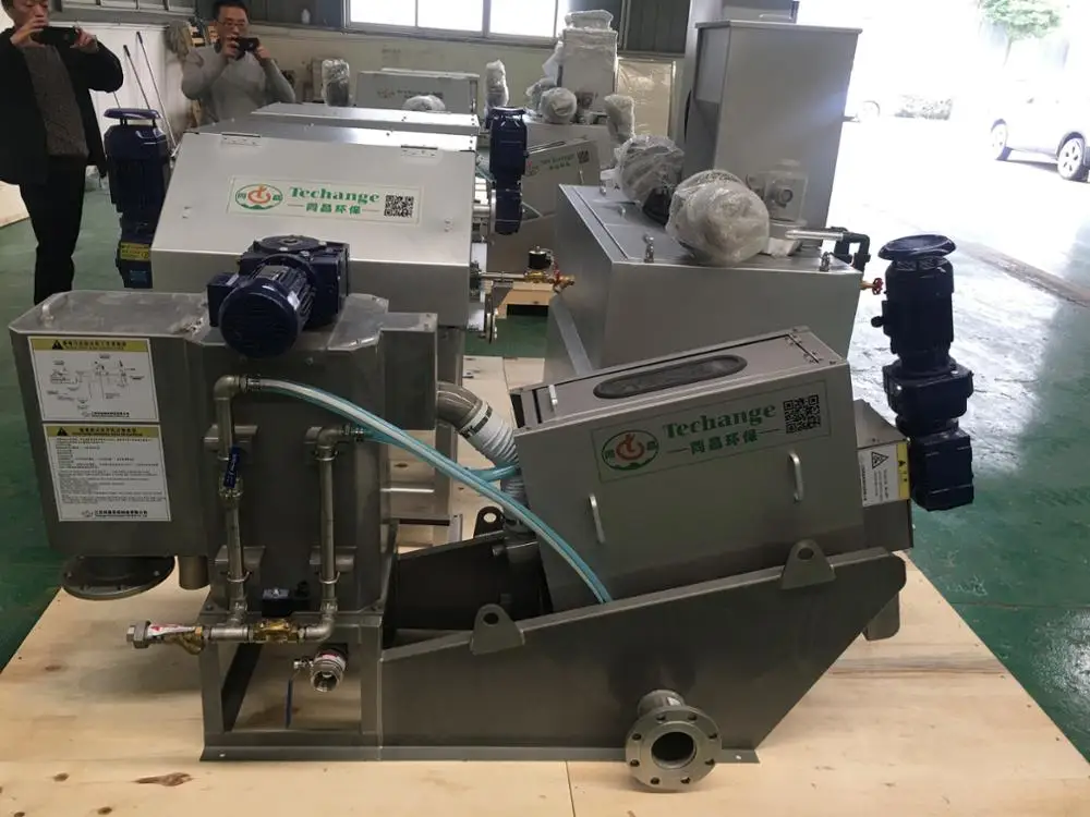 Trustworthy screw filter press horizontal centrifugal dewatering machine