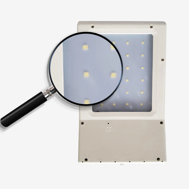 Household outdoor garden waterproof motion sensor 26 led solar powered wall light