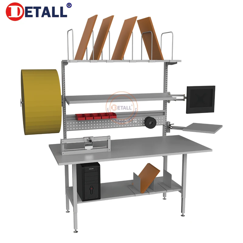 
Detall Warehouse Drawer Packaging Worktable Cheap Garage Workbench 
