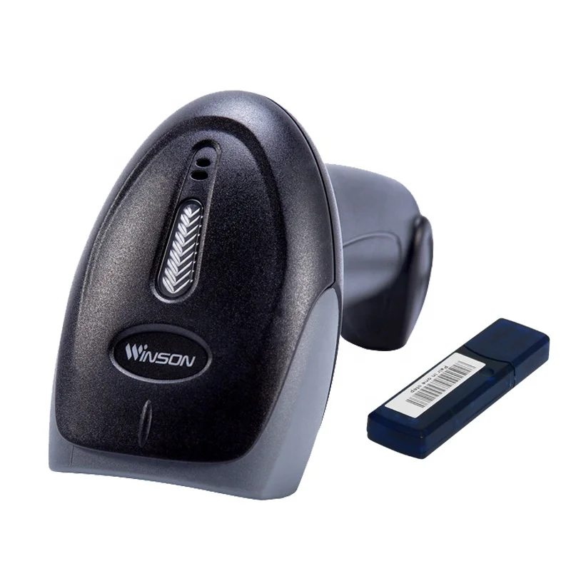 
Cordless Handheld USB 2d barcode scanner RF433 Barcode reader with storage inventory function 