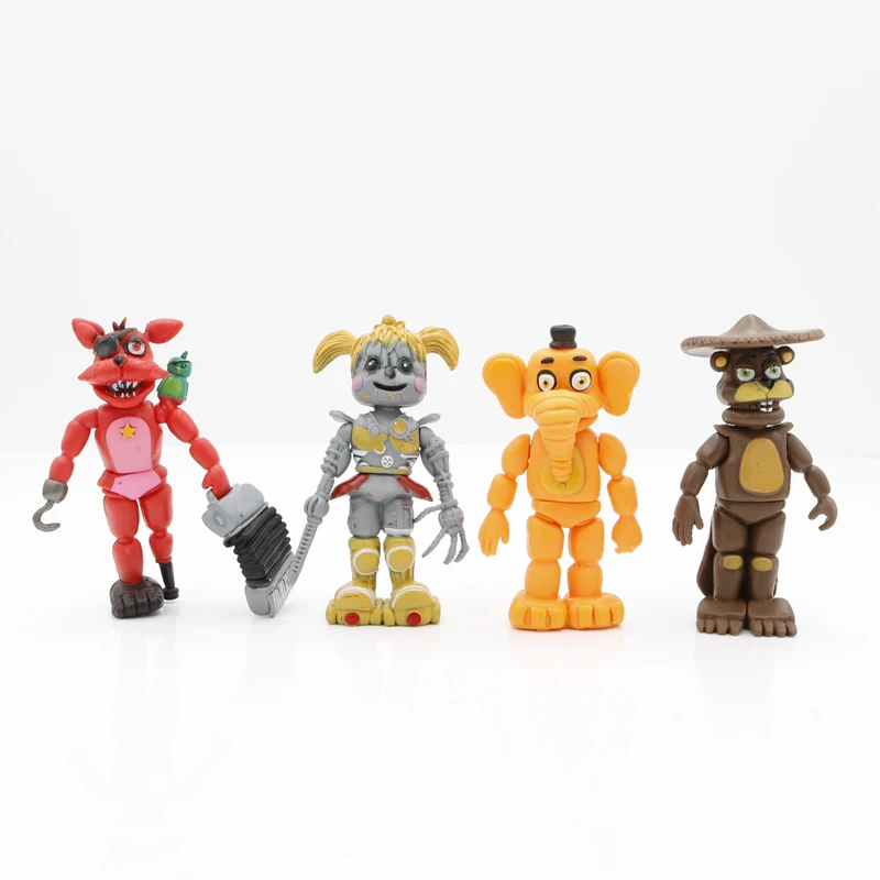 Wholesale new arrival five game action figure toys anime with bendable arms and legs toy action figure for children