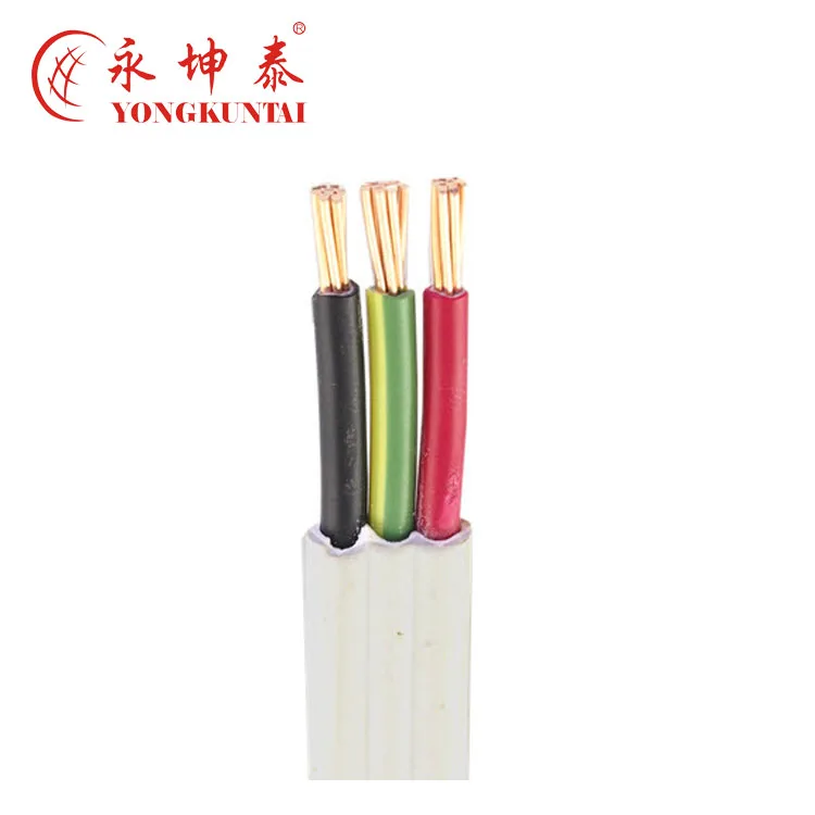 450/750V two core (2*2.5mm2) +earth(2.5mm2) flat TPS electrical cable