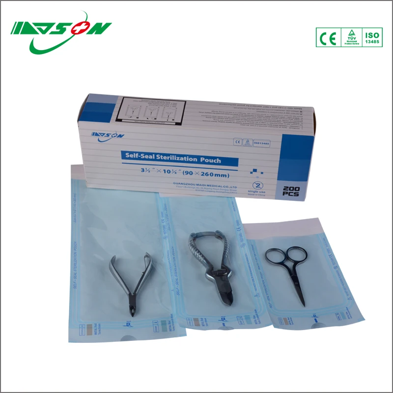 
CSSD Dental Clinic Tattoo Equipment Sterilization Self Sealing pouch Hospital Beauty Salon Equipment Sterilization bag 