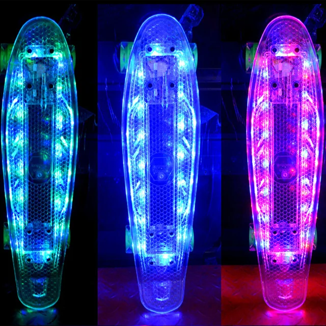 Mini Led Lighting Electric Skateboard Board