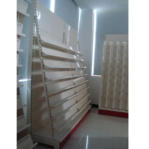 bookshop wall shelving with storage cabinet with 1 slant post to fit book shelves and bookstore shelf