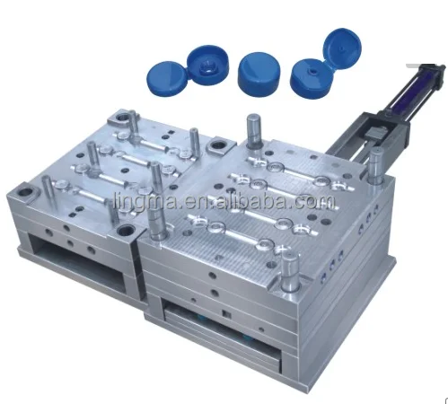 injection lid  mould with cold runner or hot runners for plastic cap cover