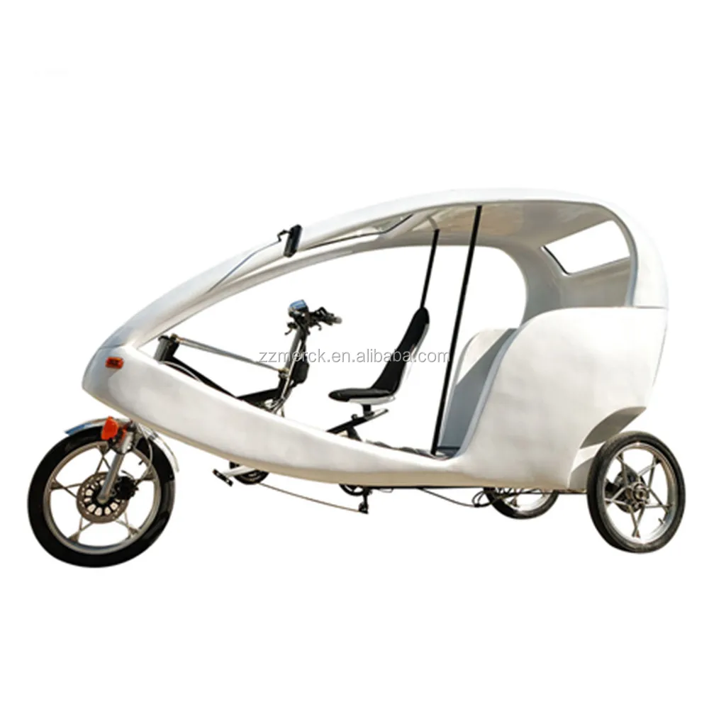 500W Motor EU Standard Electrified Three Wheel Bicycle Velo Taxi Bike For Passenger