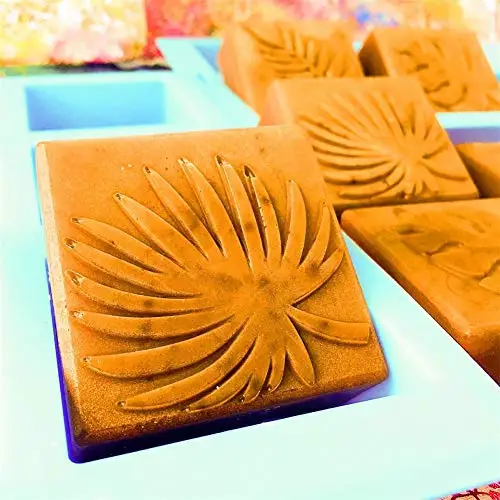 New Design Palm olive leaves Art Craft Molds DIY Handmade Silicone Soap Molds