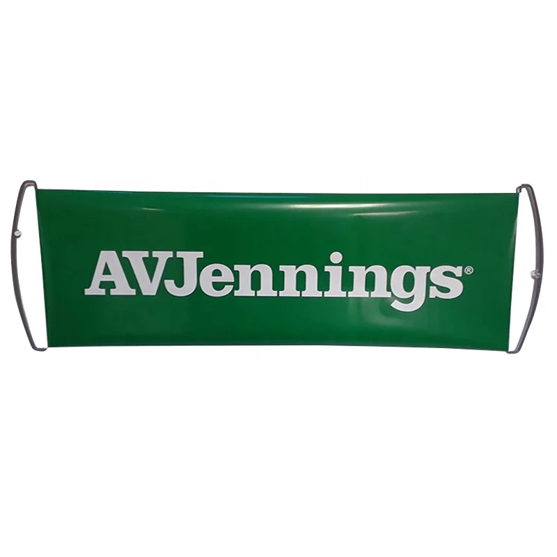 wholesale custom waterproof PVC outdoor sports advertising cheering hand held fan scrolling banner