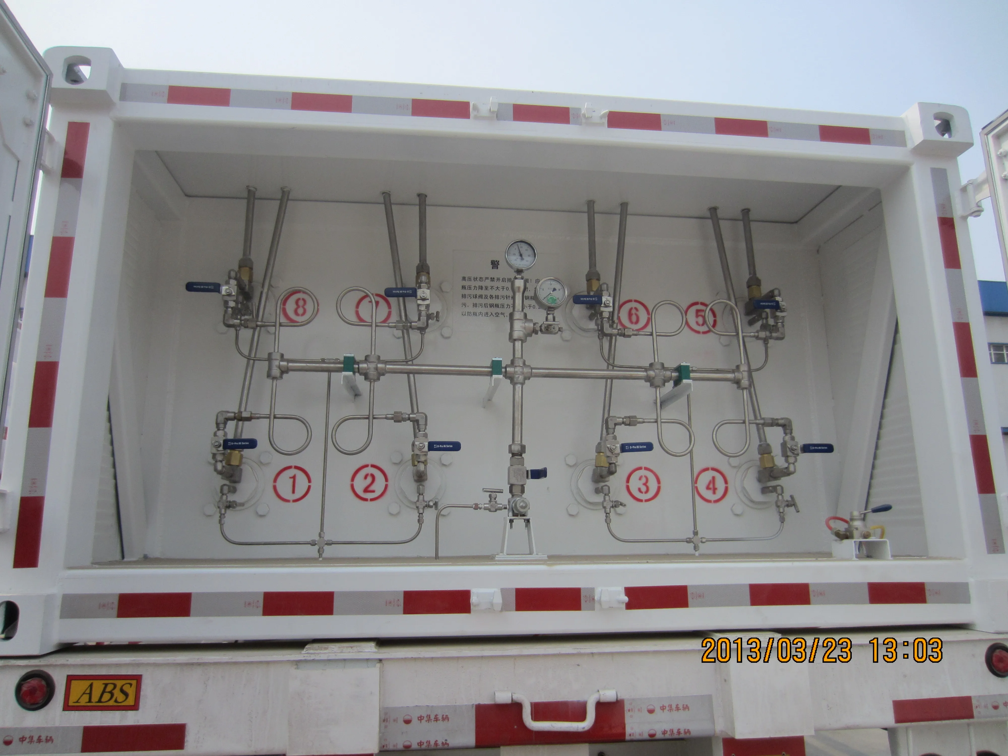 
CNG skid container 