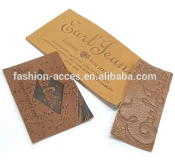 New Design Jeans PU Leather Patches for clothing