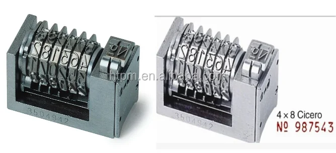 high quality hamada Numbering Machine 7 DIGITS number box