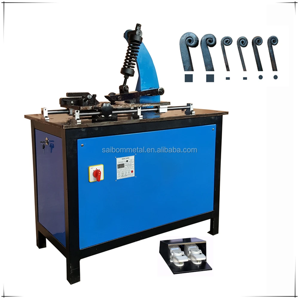 wrought iron coil making machine,hot rolling ornamental coil machine