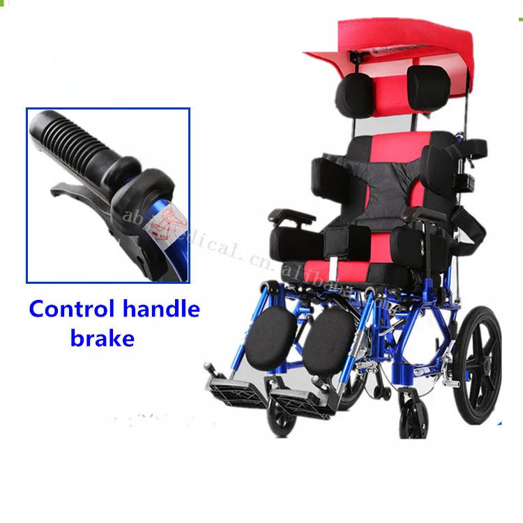 Aluminum alloy cheap price adjustable lightweight children adult cerebral palsy wheelchair