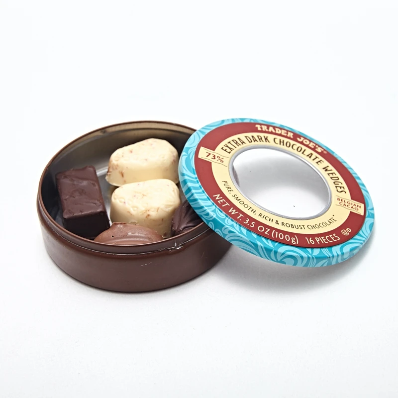 Sweets Candy Package Tin Box Metal Tin